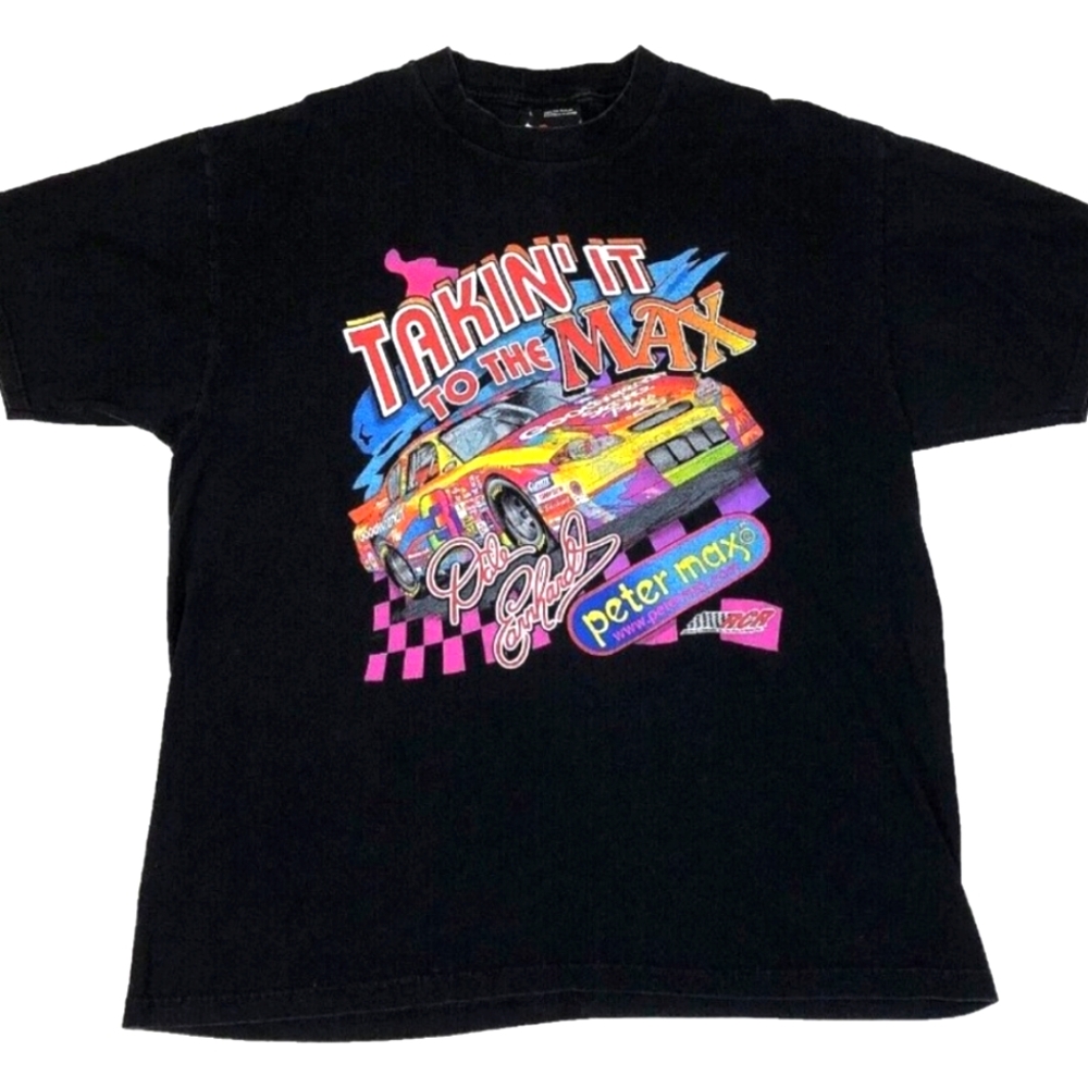Dale Earnhardt Peter Max Takin It To The Max Shirt 2XL New  Vintage